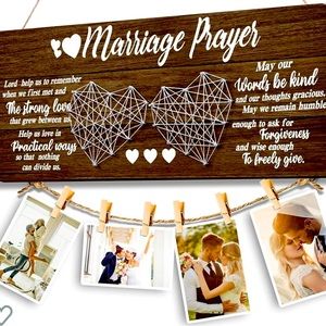 Marriage prayer wall decor